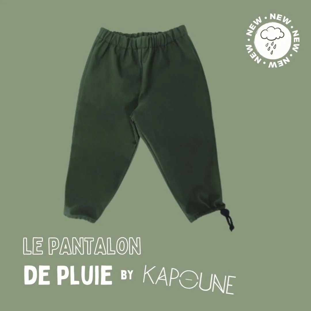 LES PANTALONS DE PLUIE 🌧️
⏰ L' offre découverte sur les pantalons de pluie c'est jusqu'au 28nov
-20% sur les deux modèles 👉
✅ Coloris Camel & Kaki
✅ Du 12mois au 6 ans
C'est le vêtement que vos kids ne vont plus vouloir quitter !
🎅 Super idée de cadeaux à glisser sous le sapin !
.
.
.
.
#kapoune #madeinfrance
#rainwear #vetementenfant #modebebe #ideecadeau #slowfashion #moderesponsable #kidsfashion #family