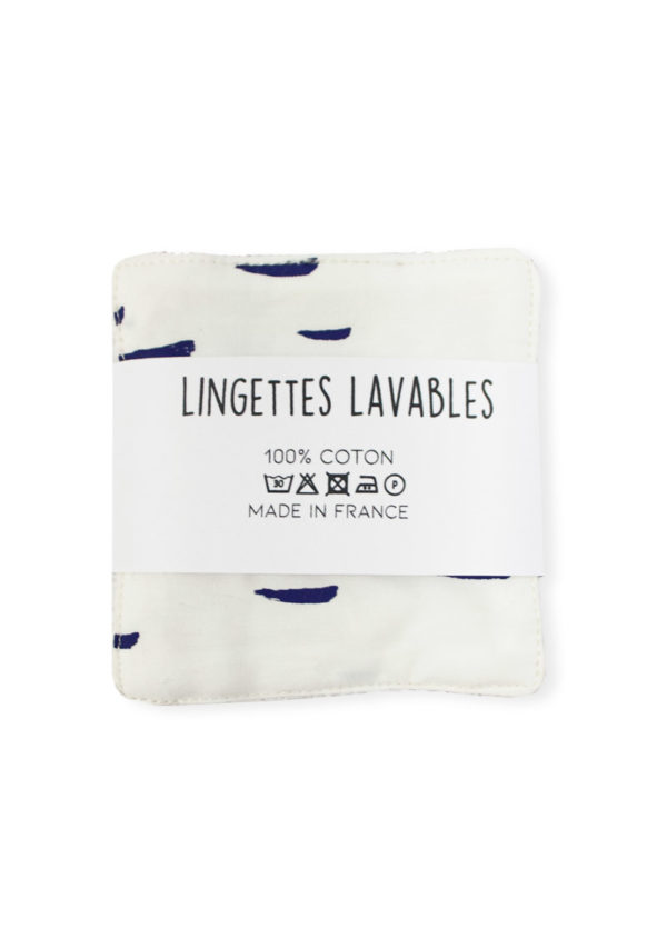 lingettes lavables bébé bio made in france imprimé