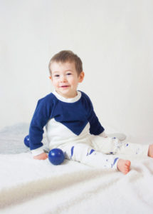 sweat enfant pull bébé coton bio bi matiere bleu marine made in france