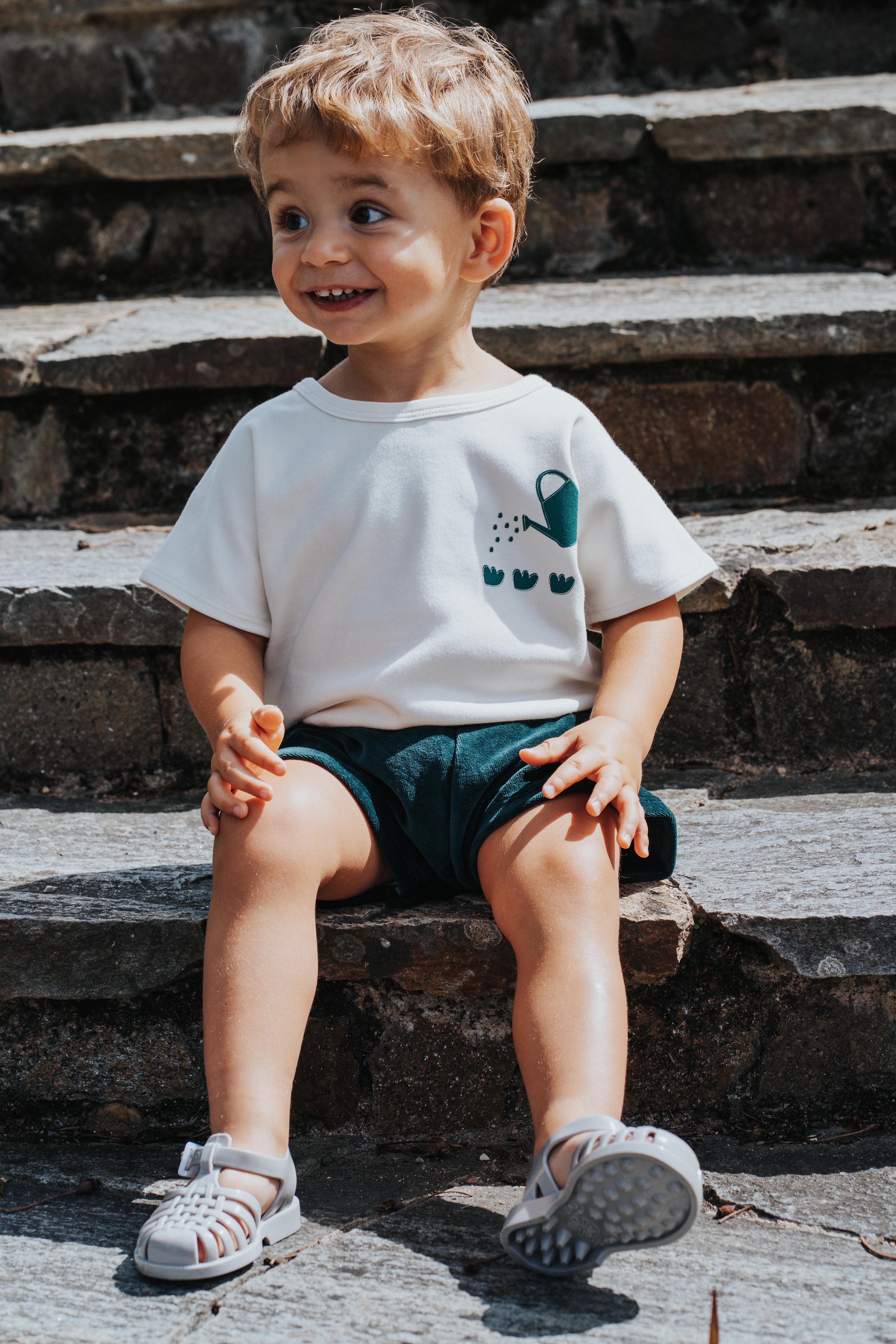 ▷ T shirt enfant original grass→ T-shirt Made in France en Coton Bio