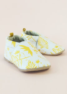 chaussons bébé cuir souple semelle amovible marine premiers pas kapoune nantes
