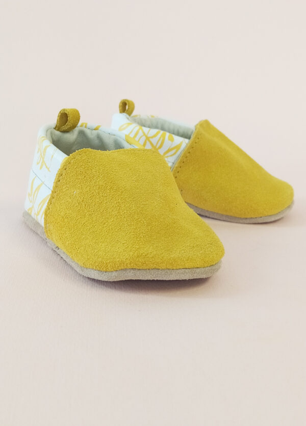 chausson bébé souple cuir