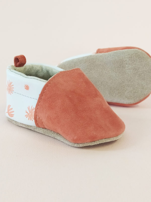chausson cuir antidérapant bébé