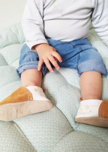 chaussons bébé cuir souple fabrication française kapoune premiers pas