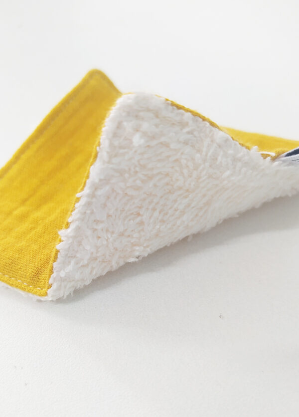 lot lingettes lavable coton x 5 démaquillant zéro déchet made in france kapoune nantes