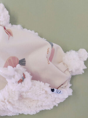 zoom doudou pour bebe made in france coton bio