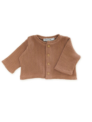 gilet bébé enfant tricot coton bio made in france vêtement mixte kapoune