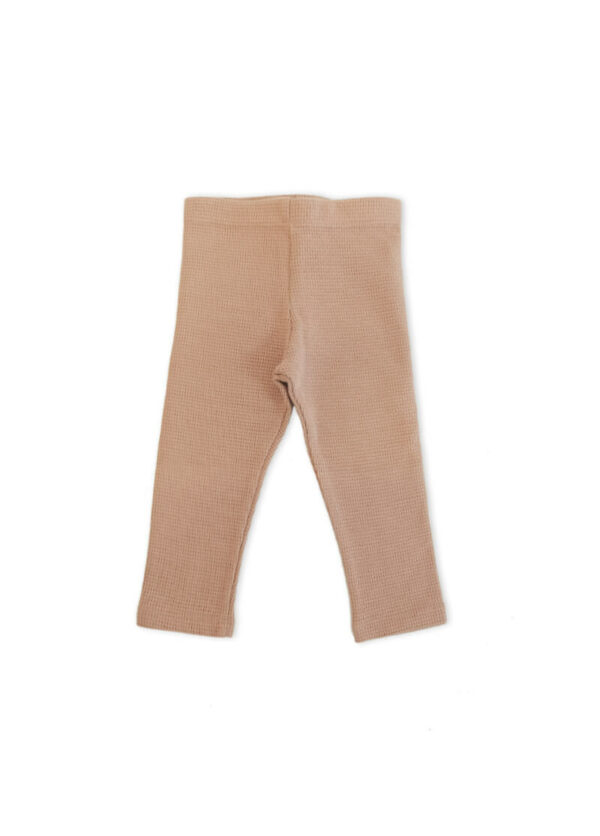 legging bebe et enfant coton bio peche