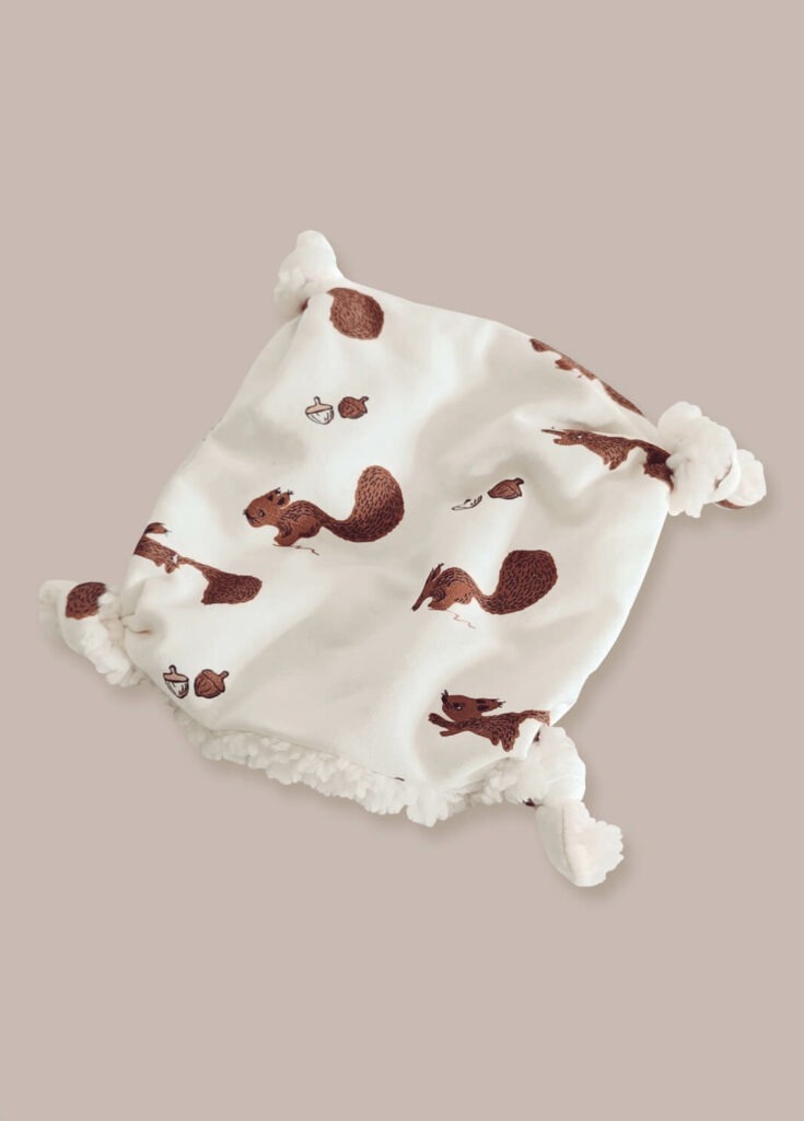 doudou plat bébé coton bio cadeau naissance