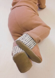 chaussons bébé cuir souple premiers pas kapoune made in france