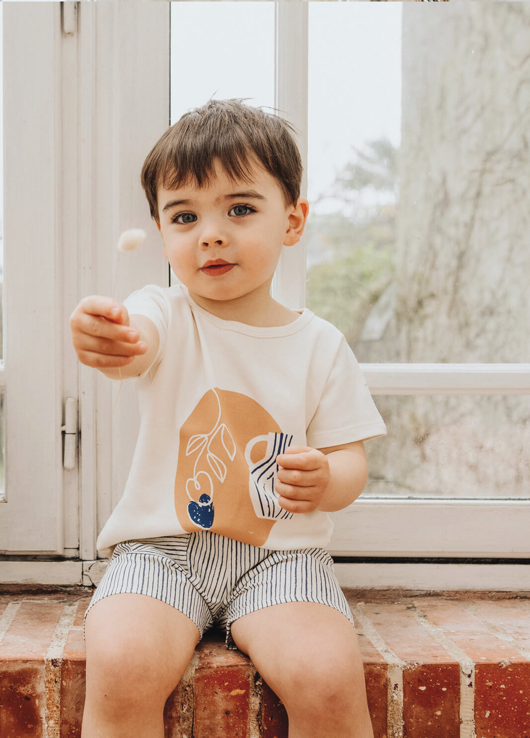 t-shirt bébé enfant coton bio imprimé made in france kapoune shandor