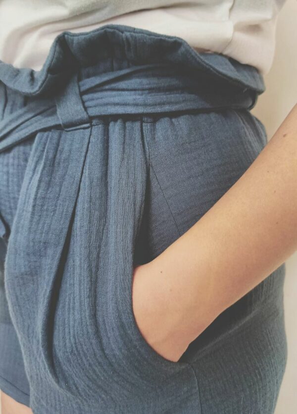 short femme coton bio made in france
