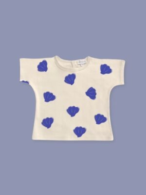 tshirt pour bebe coquillages made in france