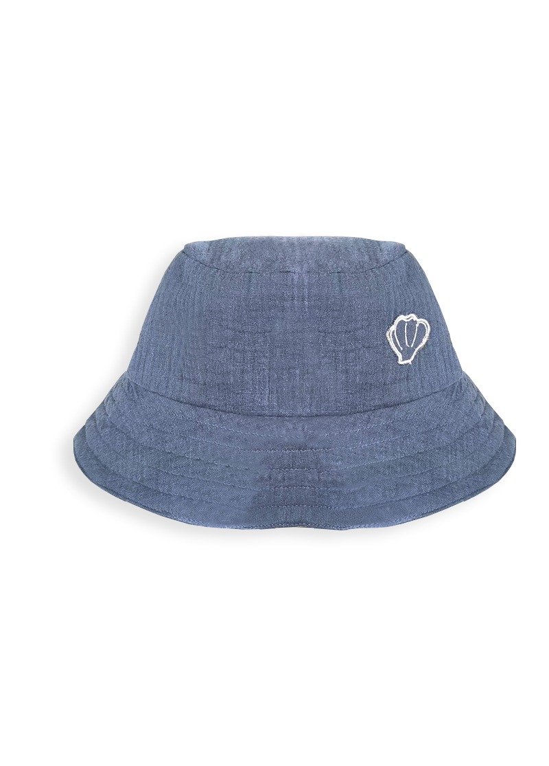 bob chapeau femme coton bio bleu made in france