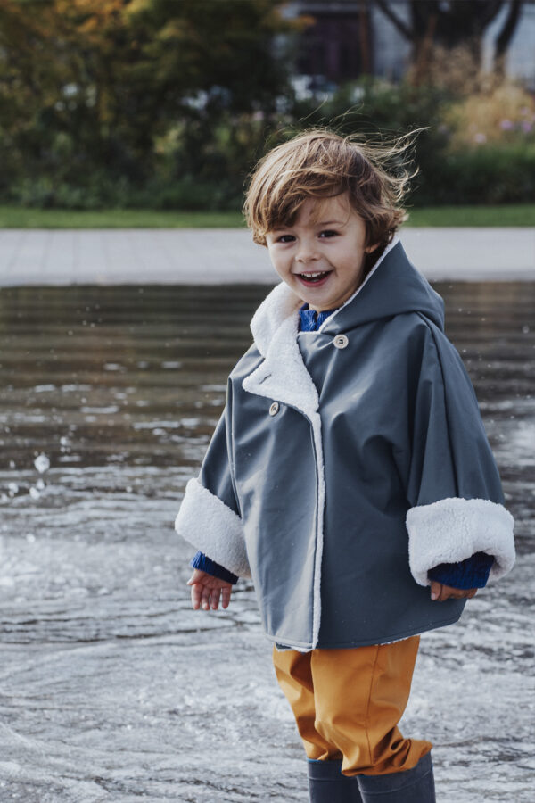 manteau enfant évolutif made in france réversible imperméable