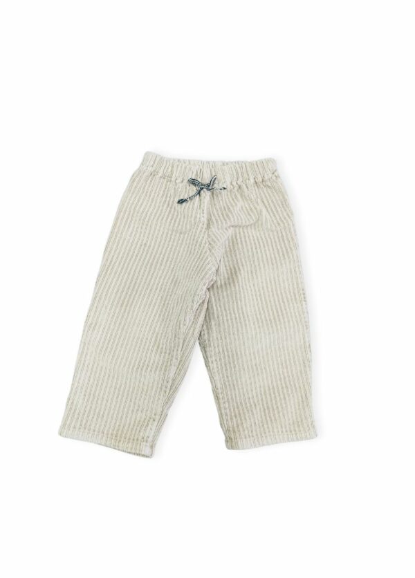 Pantalon bébé velours Sable seconde main - 18 mois