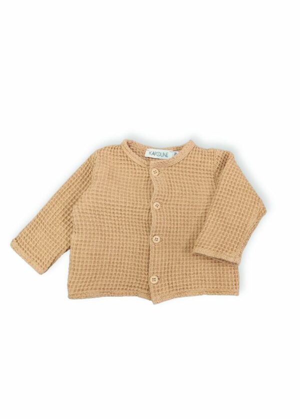 Cardigan bébé et enfant Camel seconde main - 12 mois