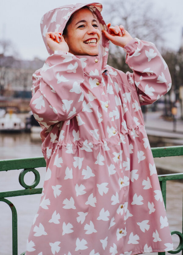 Duo manteau femme & enfant plume – Image 4