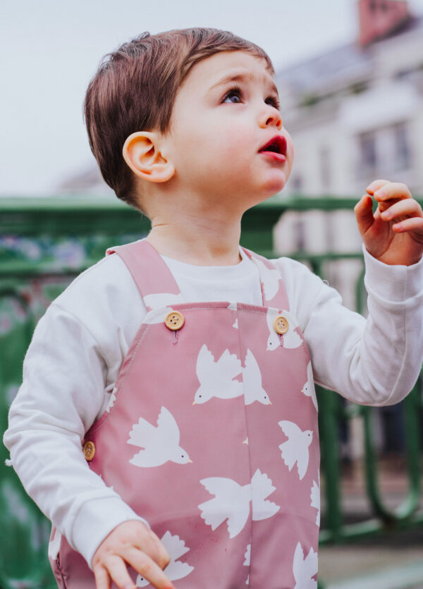 Salopette de pluie évolutive bébé et enfant Plume