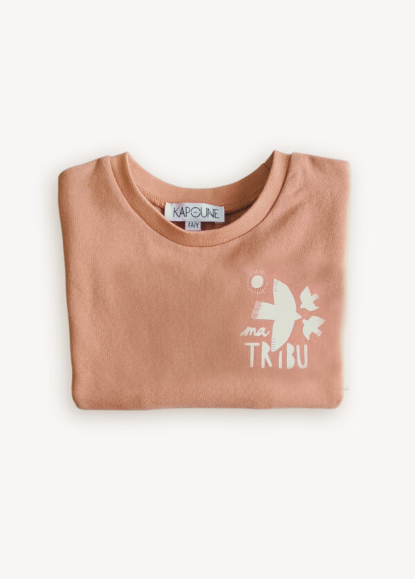 Sweat bébé et enfant Tribu pêche – Image 3