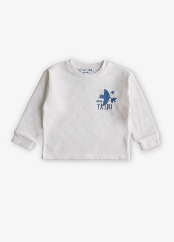 Sweat bébé et enfant Tribu écru – Image 2