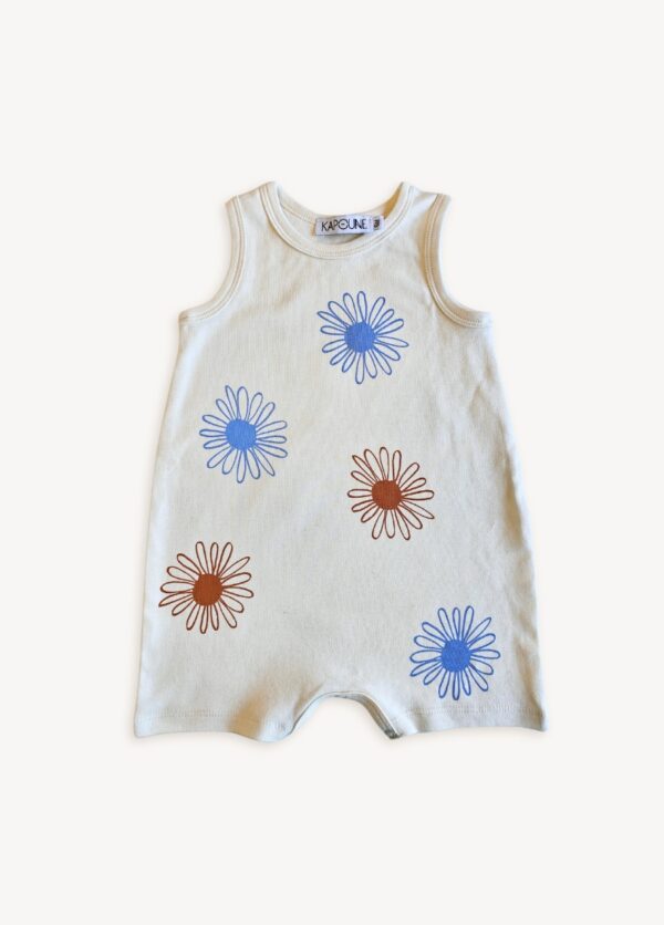 Combinaison bébé FLOWERS seconde main - 6 mois