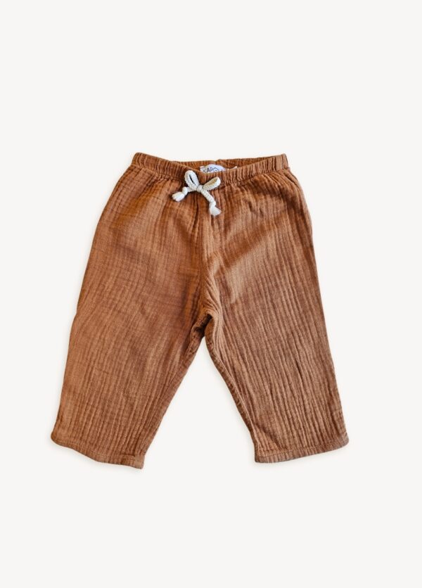 Pantalon cannelle seconde main- 6 mois