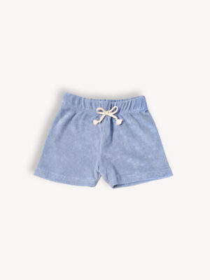 Short pour bébé et enfant éponge bleu polaire