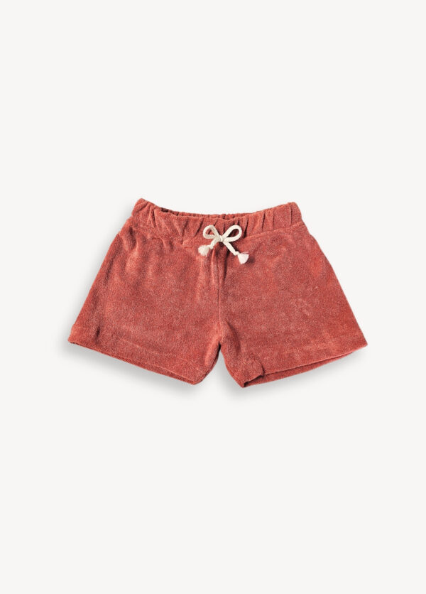 Short pour bébé et enfant éponge brique – Image 2