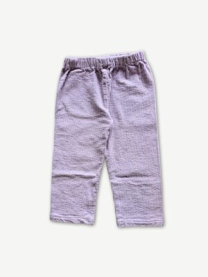 Pantalon velours lilas seconde main- 4 ans