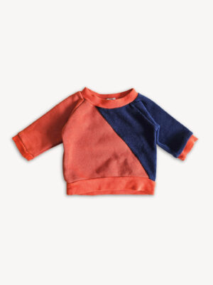 Sweat bébé bicolore seconde main - 3 mois
