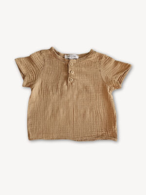 blouse enfant camel seconde main - 2 ans