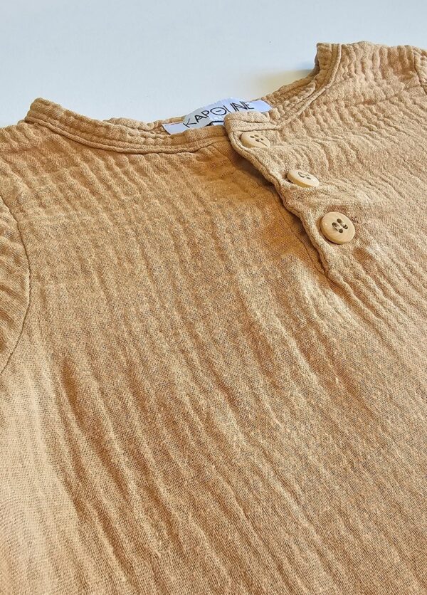 blouse enfant camel seconde main - 2 ans – Image 2