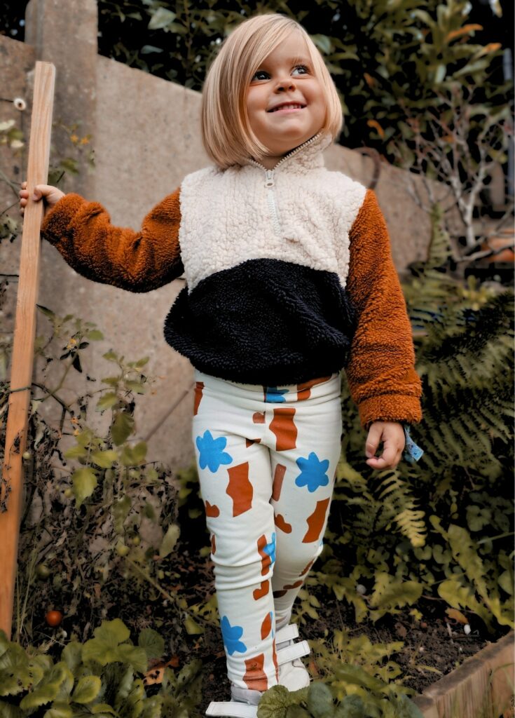 Gilet polaire veste enfant moumoute