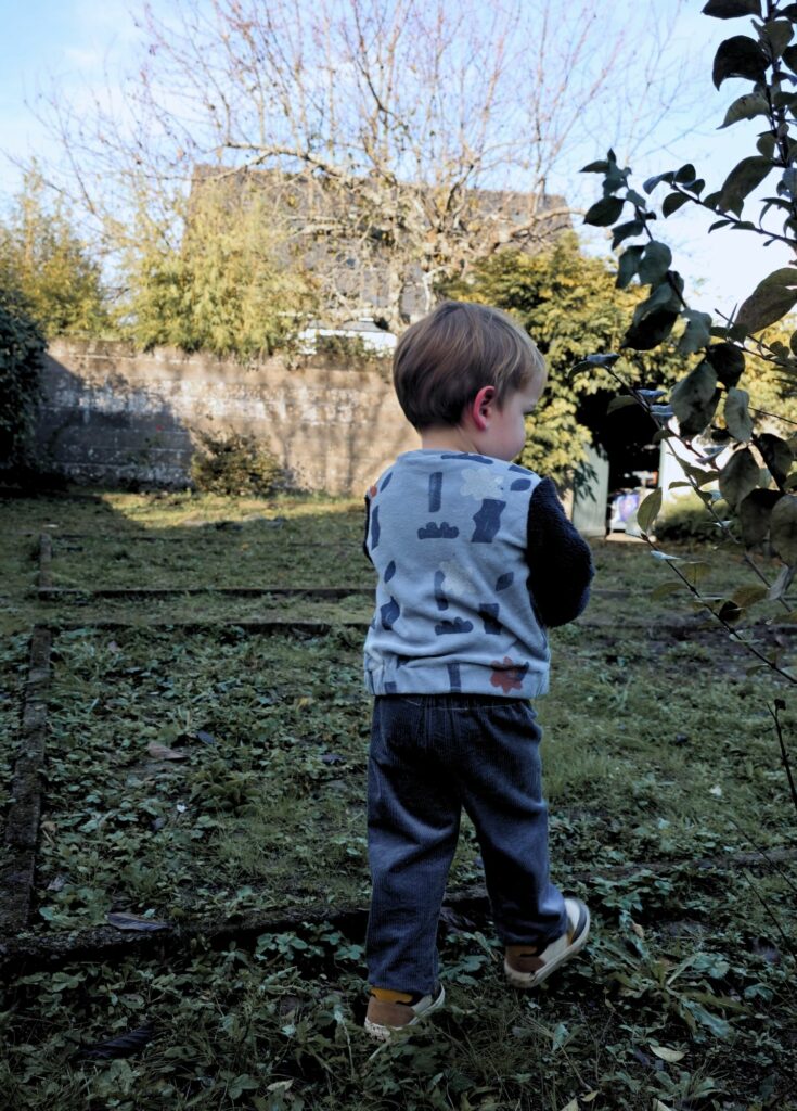 Gilet enfant moumoute éponge coton bio