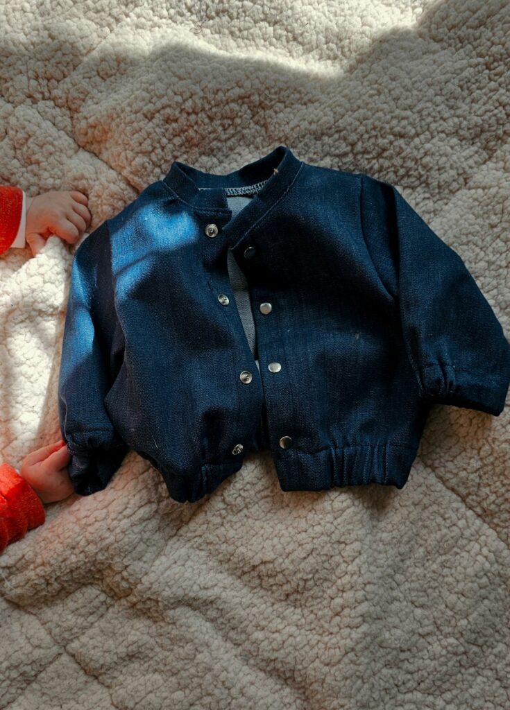 Veste enfant jean coton bio