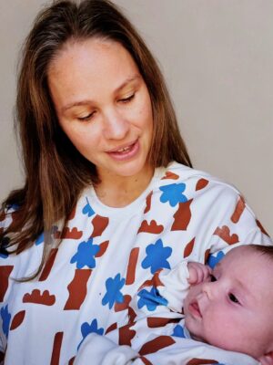 Duo sweat enfant bébé coton bio maman