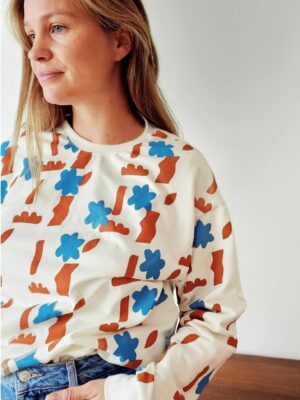 Sweat femme coton bio arty