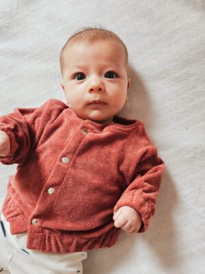 gilet éponge enfant bébé corail